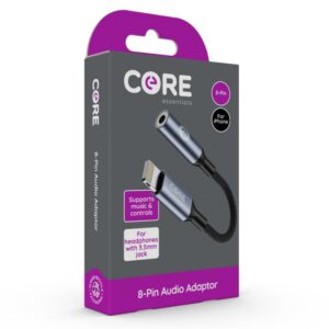 Core Audio Adapter 8 pin to 3.5 aux UK