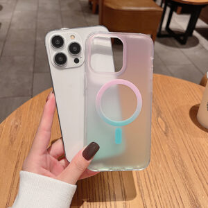 for (14 Pro) BT Ombre Magcharge Pink/Teal