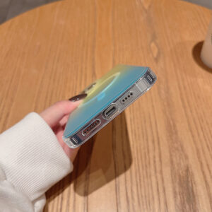 For (14 Pro Max) BT Ombre Magcharge Lemon/Blue